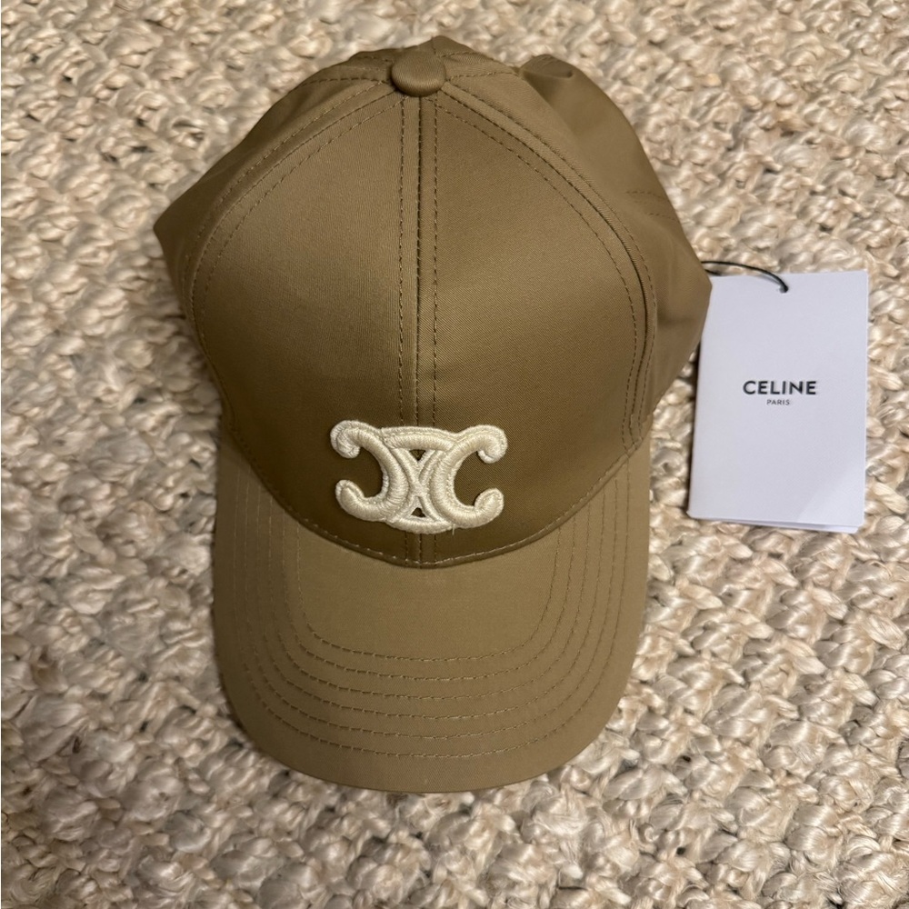Brand new tan Logo Strapback Hat